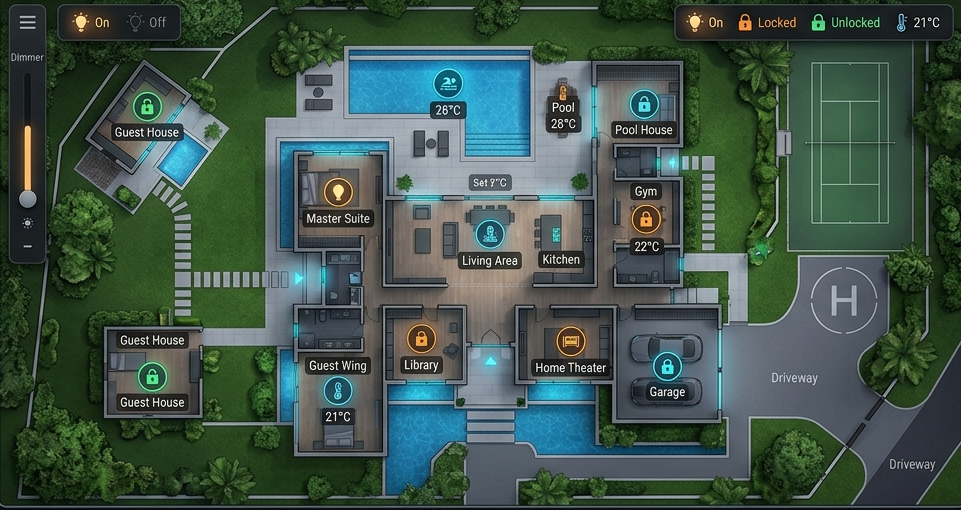 Estate map